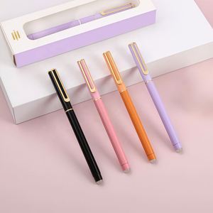 Stylo bille promotionnel 2-en-1 avec corps métallique effaçable, encre noire/bleue, écriture fluide, idéal pour offrir - Product Image 3