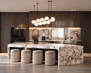 Meuble de cuisine mural en bois de style européen moderne <span class=keywords><strong>et</strong></span> luxueux avec porte en verre - Product Image 6