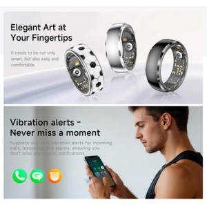 SY15 <span class=keywords><strong>El</strong></span> Mejor Anillo Inteligente Unisex, Resistente al Agua IP68, Recordatorio <span class=keywords><strong>de</strong></span> Mensajes, Frecuencia Cardíaca, Monitoreo del Sueño, HRV, Conteo <span class=keywords><strong>de</strong></span> Pasos, Control por Gestos - Product Image 2