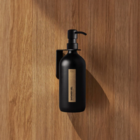 Porte-distributeur de bouteilles de shampoing avec étiquette personnalisée Porte-distributeur mural pour bouteilles