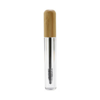 Botol Serum Bulu Mata Ramah Lingkungan 7ml 10ml Custom dengan Tabung Maskara Kosmetik Bambu Isi Ulang