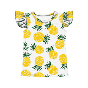 Custom Girl <strong>Flutter</strong> <strong>Sleeve</strong> <strong>Top</strong> Multiple Print Options Kids Sunflower Floral <strong>Flutter</strong> <strong>Sleeve</strong> Shirt Girls <strong>Flutter</strong> <strong>Sleeve</strong> Floral <strong>Top</strong> - Product Image 6