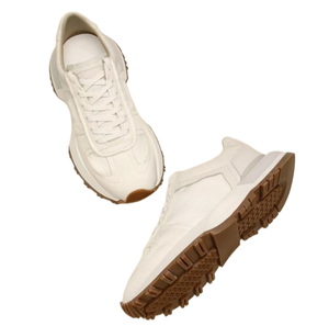 Zapatillas de entrenamiento MJL con suela gruesa - Diseño a rayas blancas y negras para aumentar la altura, calzado informal para parejas, ideal para el día a día. - Product Image 6