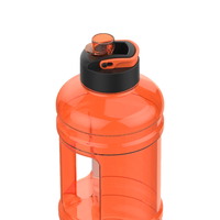 Bouteille d'eau de sport grande capacité sans BPA, anti-fuite, avec poignée et bec rabattable pour la salle de sport et l'extérieur