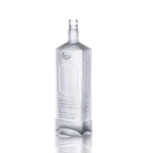 Frosted Distillatie Premium Sterke Drank 1l Wodka Glazen Fles