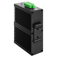 Switch Ethernet Gigabit industriel géré à 8 ports avec 2 emplacements SFP, gestion de réseau L2+, large plage de température