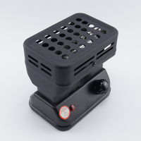 Calentador de carbón eléctrico portátil mini de calentamiento rápido con asa para shisha y carbón de coco cuadrado