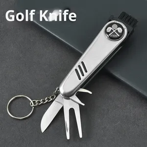 Navaja Plegable Multifunción 7 en 1 de Material Personalizado para Golf y Reparación de Césped, Llavero, Uso Exterior, Regalo - Product Image 2