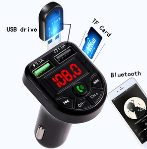 ชุดอุปกรณ์ส่งสัญญาณ FM ในรถยนต์ ปี 2025 รุ่นใหม่ พร้อมไฟ LED บลูทูธ 5.0 ช่องเสียบ USB คู่ QC2.0 3.1A สำหรับชาร์จในรถยนต์ เครื่องเล่น MP3 พร้อมหน้าจอ LCD รองรับการใช้งานกับ TF/U <span class=keywords><strong>Disk</strong></span> - Product Image 4