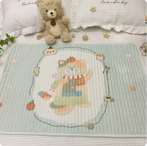 Draps de lit pour bébés garçons, housses de <span class=keywords><strong>matelas</strong></span> à <span class=keywords><strong>langer</strong></span>, draps portables pour berceaux, draps-housses en coton biologique et lin, literie de berceau personnalisée - Product Image 1