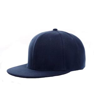 <b>Customized</b> Embroidered logo Sports Hat Casual Solid Color Hip Hop Unisex Snapback Hat - Product Image 2