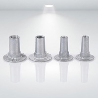 Vis autotaraudeuses en acier Zhunte RN, rivets de verrouillage à double extrémité, ensembles de boulons, zingués classe 12.9, pour béton, avec rondelle hexagonale