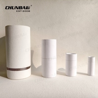 Emballage de luxe en tube de papier biodégradable personnalisé pour les sprays d'huiles essentielles cosmétiques et les flacons de parfum