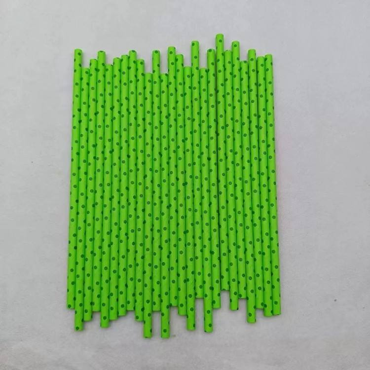 Customizable Size Eco-Friendly Disposable Kraft Paper Straw Biodegradable Bubble Tea Drinking Straw for Juice