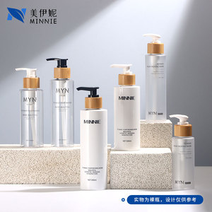 Botellas de bomba Minnie Pet de 100ml y 200ml para envasado de cosméticos y cuidado de la piel con tapa de madera - Product Image 5