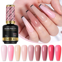 BORN PRETTY PRO Collection de Gels à Ongles Personnalisables 180 Couleurs, 15ml, Résine Non Toxique, UV, Fournitures Professionnelles pour Vernis Gel