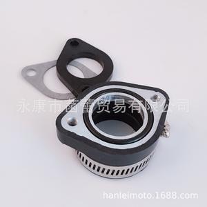 Adaptateur de collecteur d'admission VM24 pour moto, plaque de raccordement 28 mm, accessoires en caoutchouc pour carburateur en métal - Product Image 3