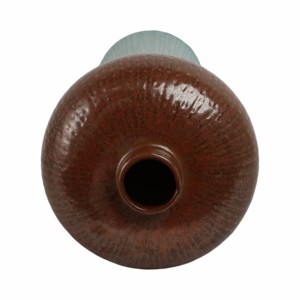Vase en céramique pour sol, design évasé moderne, grande taille, pièce décorative pour salon - Product Image 4