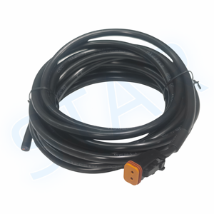 OEM DT 2针Deutsch防水母连接器DT06-2S-E004黑色插头2 * 1.5平方毫米电缆组件汽车线束 - Product Image 1