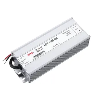 NVVV Waterproof AC DC 24V 4.16A industrial Switching Power Supply 100W 4.16A SMPS ac-dc LPV-100-24