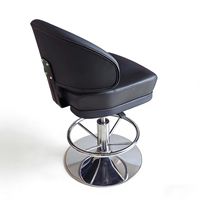 Chaise de casino commerciale moderne pivotante en cuir PU, réglable en hauteur, idéale pour bar et salle à manger – Meilleure vente