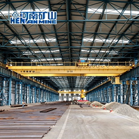 Pont roulant à double poutre avec treuil électrique et aimant électrique pour aciéries, vente directe usine, marque chinoise renommée, 10t 20t, prix