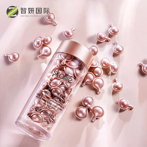 Nhãn Hiệu Riêng Hữu Cơ Vitamin E Nhau Thai Cừu Khuôn Mặt Huyết Thanh Mắt Viên Nang Chân Gà Hình Dạng Chống Nhăn Sửa Chữa Huyết Thanh - Product Image 1