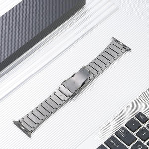 <span class=keywords><strong>Bracelet</strong></span> de montre en métal de luxe Yubenyi Ultra 2 respirant en titane de 49 mm, édition limitée, avec fermoir déployant, 22 cm, pour montre connectée - Product Image 6