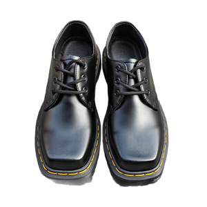 รองเท้าพรีเมียมหรูหราสำหรับทุกเพศ ปี 2026 คุณภาพสูง ระบายอากาศได้ดี สวมใส่สบาย หัวเหลี่ยม พื้นหนา รองเท้าหนังแท้ - Product Image 5