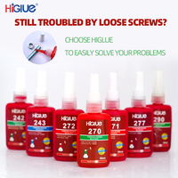Colle anaérobie pour vis Threadlocker 222 242 243 262 270 271 272 277 290, adhésif de verrouillage des vis, anti-desserrage, scellant pour filetages métalliques