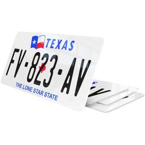 <span class=keywords><strong>Plaque</strong></span> d'<span class=keywords><strong>immatriculation</strong></span> personnalisée en aluminium <span class=keywords><strong>Texas</strong></span>, 6x12 pouces, cadeau, art automobile américain, décoration de voiture - Product Image 1