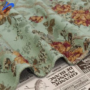 Sản Phẩm Mới 100% Polyester Tùy Chỉnh Dệt Jacquard Vải Sofa Bọc Rèm Hoa Hồng Vải Cho Bán - Product Image 4
