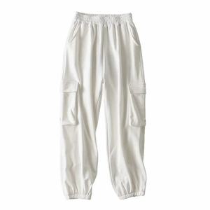 Pantalones Cargo Deportivos de Moda al por Mayor de Alta Calidad, con Bolsillo 3D y Cintura Alta, Pantalones Cargo Casuales para Mujer - Product Image 3