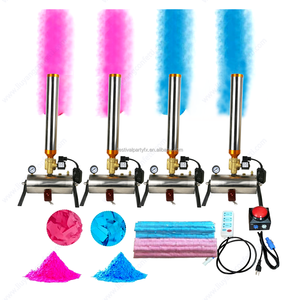 Garçon fille télécommande électronique coloré confettis canon Machine sexe révéler fumée feux d'artifice pour bébé douche fête sprays - Product Image 4