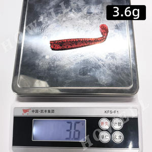 Howell เหยื่อล่อปลารูปตัวทีหางตัวที90มม. เหยื่อตกปลาทำจากพีวีซีขนาด3.6กรัมเหยื่อตกปลาแบบนิ่มทำจากยางพลาสติกสำหรับแม่น้ำในทะเลสาบ - Product Image 2