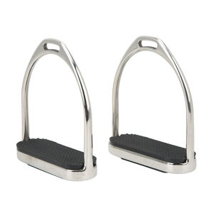 Étriers de cheval en aluminium avec coussin en acier inoxydable, légers, pour l'équitation - Product Image 2