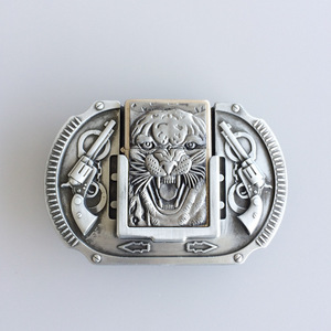 Hebilla de cinturón vaquero estilo western de aleación con diseño de águila y pistola para hombre y mujer, accesorio para jeans - Product Image 4