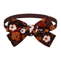 Automne nouvelle série chien chat animal de compagnie noeud papillon luxe classique Polyester accessoires motif imprimé noël Melard couleur Nylon