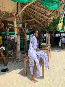 ชุดกิโมโนพิมพ์ลายมัดย้อมสำหรับผู้หญิงชุดชายหาดชุดคลุมแบบลำลองสำหรับวันหยุดและสตรีทยาวถึงพื้นมี15สีให้เลือกขนาดฟรีไซส์ - Product Image 4