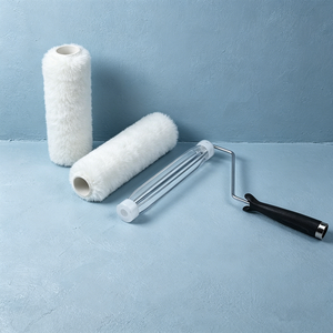 Rullo per Pittura in Pelle di Pecora di Alta Qualità, 9 Pollici, Senza Peli, Lana Senza Cuciture per Pittura di Pareti e Soffitti - Product Image 5