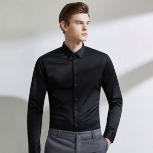 Design Gentleman Bank Uniforms Lady Suit Coat Office Long <b>Sleeves</b> Leisure Occupation Dress Solid Color Shirt Men's Tops - Product Image 1