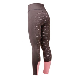 Leggings de chevalerie pour femmes, design personnalisé, spandex/polyester, taille haute, respirants, antibactériens, longueur cheville, coupe intégrale - Product Image 2