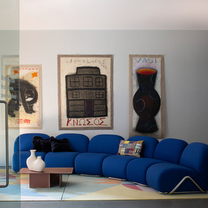 Canapé d'angle moderne ATUNUS, style libanais, design <span class=keywords><strong>Tacchini</strong></span> Victoria, canapé d'angle, canapé bleu, meubles de maison - Product Image 1