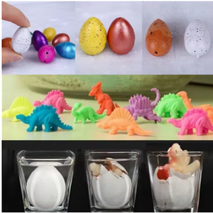1 Pieza de Mini Huevo de Dinosaurio para Incubar, Huevos Agrietados Coloridos, Juguetes Divertidos para Niños, Recuerdos de Fiesta, Regalos para Niños - Product Image 3