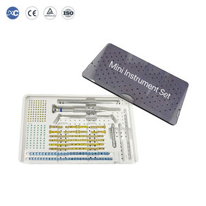 Precio de fábrica AO ALPS Cirugía ortopédica veterinaria Trauma Instrumentos médicos <span class=keywords><strong>SET</strong></span> Mini placas de bloqueo completas - Product Image 1