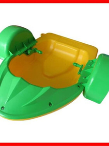 Bote de Pedales Plegable Portátil de Plástico para Piscina o <span class=keywords><strong>Mar</strong></span>, Bote Tradicional de Remo Manual para Diversión Acuática en la Playa - Product Image 3