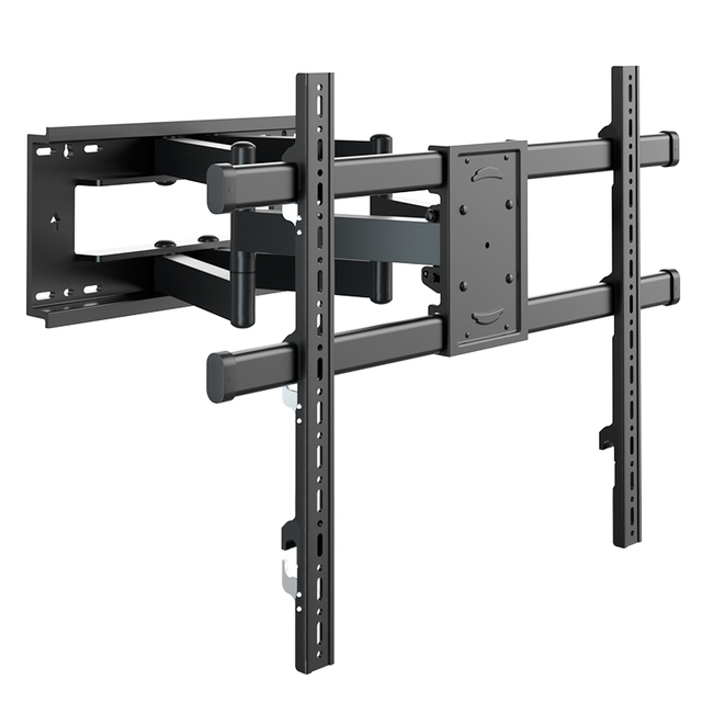 Full Motion Steel TV Wall Mount Bracket for 50-100 Inch Screens Tilt Swivel Articulating Arms VESA 700x600mm D6