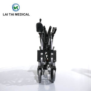 Fauteuil roulant électrique pliable léger Offre Spéciale fauteuil roulant mobile portable pliable pour personne handicapée et âgée - Product Image 4