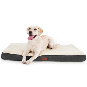 2023 luxe grand mousse lits pour animaux de compagnie chiens tapis lit <span class=keywords><strong>coussin</strong></span> confortable <span class=keywords><strong>chien</strong></span> lit matelas pour sol ou chenil - Product Image 2