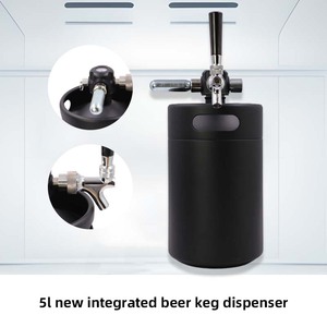 Mini fût de bière en acier inoxydable 304 fait maison <span class=keywords><strong>Kit</strong></span> de bière fût de bière <span class=keywords><strong>5L</strong></span> Logo personnalisé - Product Image 3